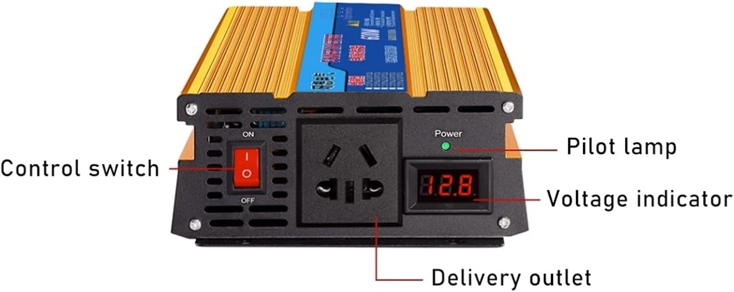 General Home Vehicle Inverter Electric Vehicle Converter 12V to 220V 1200W 1600W 2200W 3000W 4000W(4000W-12V to 220V)