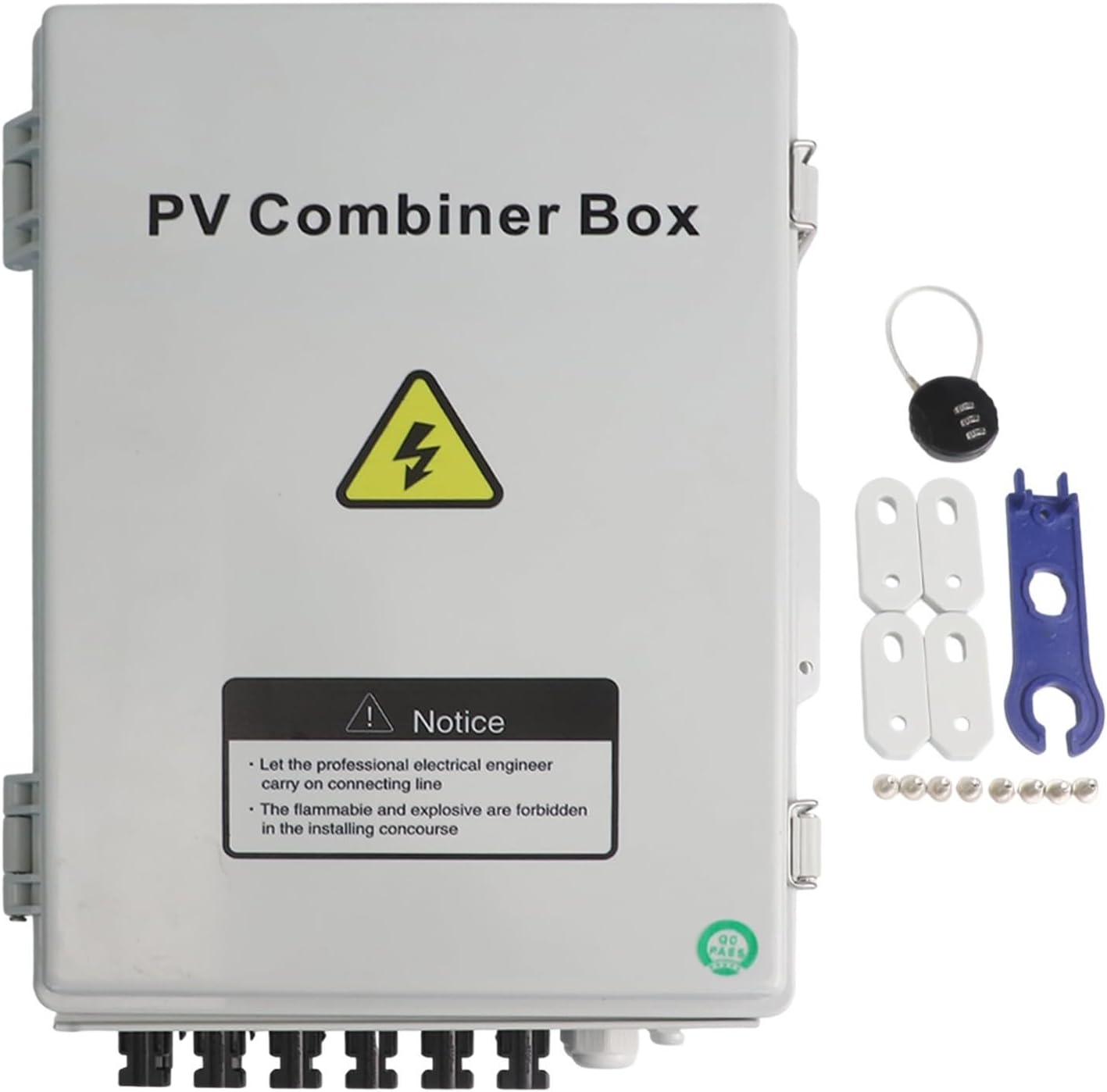 Sustainable Energy Solution PV Combiner Box with IP65 Protection, Designed for Safe Operation in For Solar Panel Installations