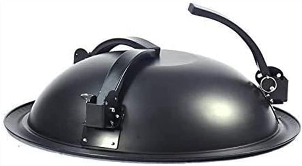 Outdoor Brazier, Portable Outdoor Fire Pit, Outdoor Patio Steel Fire Pit Bowl BBQ Grill for Backyard, Camping, Picnic, Bonfire, Black