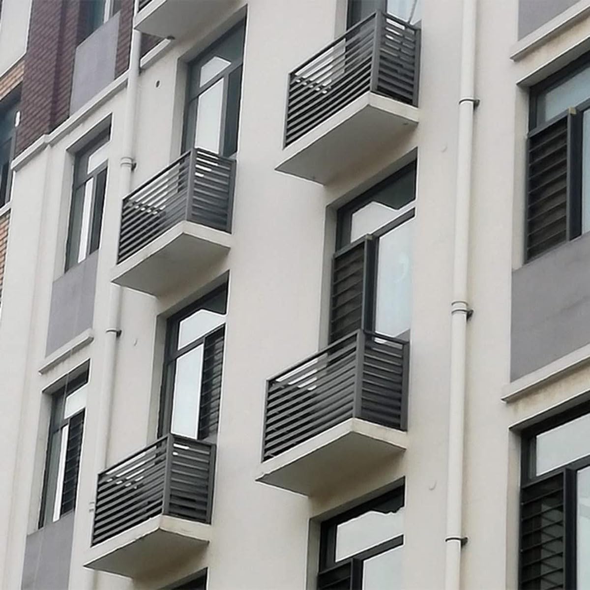 Fence Screen Outdoor Air Conditioner Cover For Heat Pump, Aluminum Alloy Outdoor Unit Guardrail Rack, Hidden Air Conditioner Privacy Frame, 100*50*70/110*60*80cm ( Color : Gray , Size : 110x60x80cm )