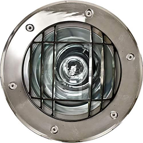 DW1270-GRL SS Well Light with Grill, 70W Hps 120V, Stainless Steel Finish