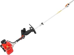 43 CC 2 Stroke Gas Pole Saw,Gas Pole Saw, Dual-Pulley Tree Pruner, Tree Trimmers Long Handle Pruner for Tree Trimming Bush Pruning Branch Cutting