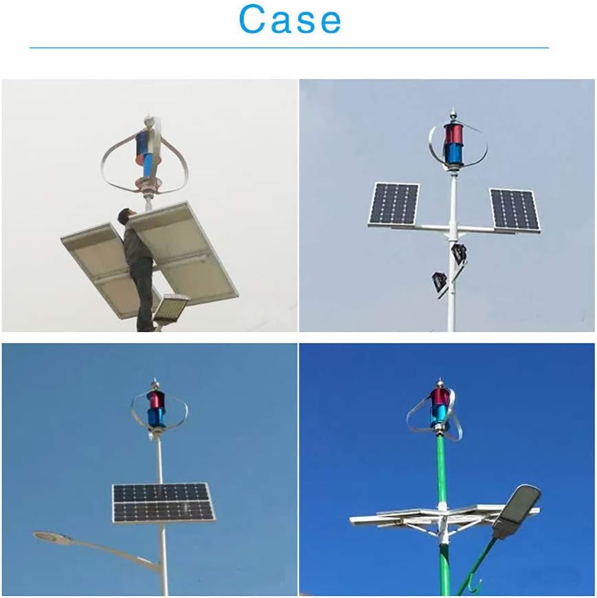 Energy Generator 400W 600W 800W Wind Power Mill Vertical Axis Low Start Up Wind Speed Efficient for Home Wind Turbine,12v,600w