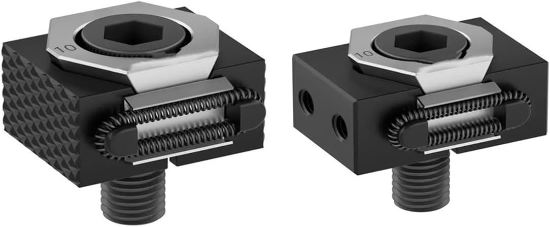 Multi-Specification Vise Fixture CNC Multi-Station Product Batch Processing Vise Workholding Clamps(White)