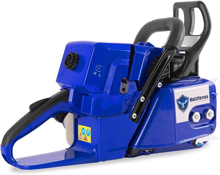 71cc Blue Thunder G444 Holzfforma Gasoline Chain Saw Power Head All parts are compatible with MS440 044 Chainsaw With Normal Handle Bar