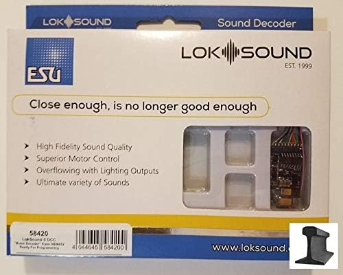 ESU 58420 LokSound V5.0~8 Pin NEM652 ~ DCC Sound Decoder ~ Ready for Programming