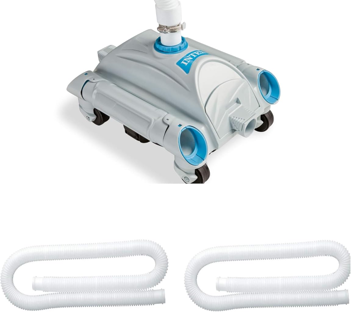 Intex Vacuum Cleaner w/ 24 Ft. Hose & Intex 1.25 Inch Dia. Hose 59 In(2 Pack)