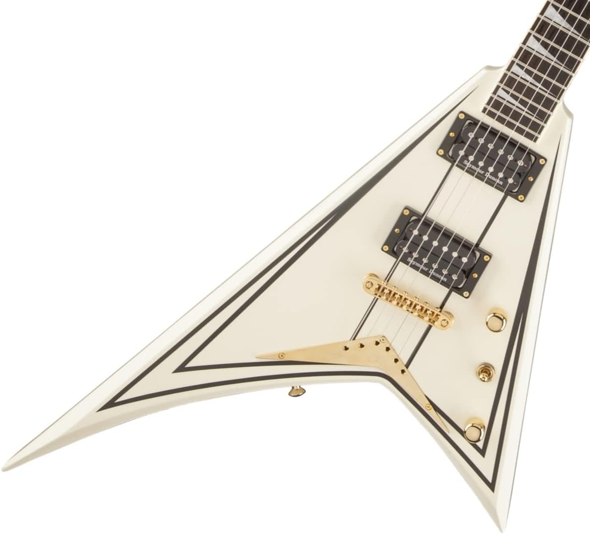Jackson RRT3 Pro Series Rhoads - Ivory with Black Pinstripes