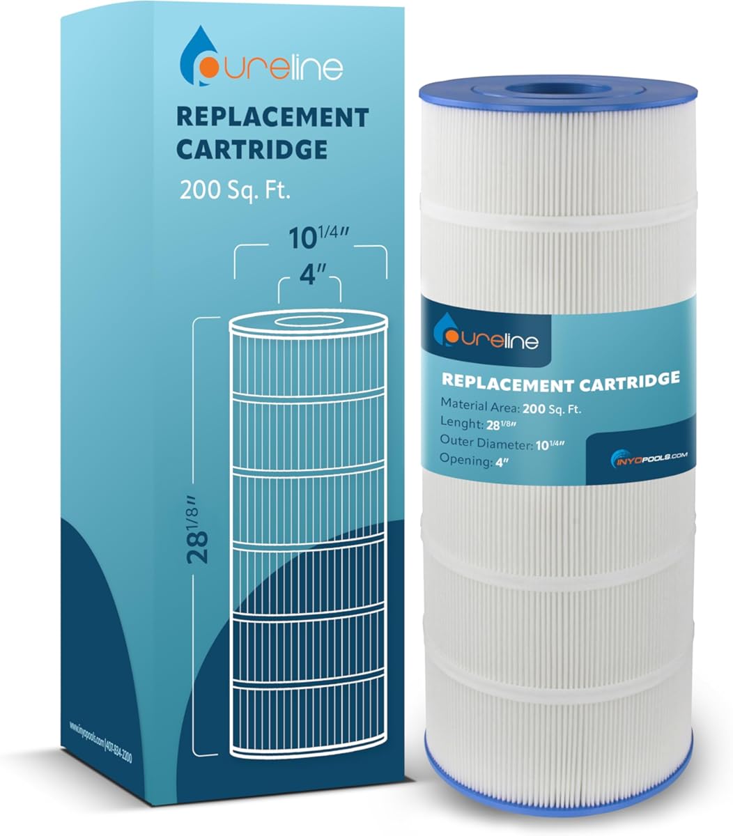 Pureline Pool Replacement Cartridge Filter, 200 Sq Ft, PL0167, Compatible with Hayward Swimclear C200S, CX200XRE, Unicel C-9442