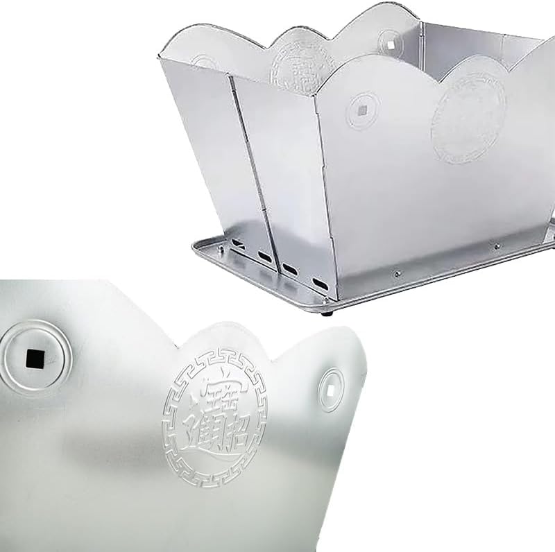 Foldable Incinerator, Burn Cage, Trash Burning Containers, Outdoor Fire Pit, Suitable for Garbage, Garden Leaves(Gold)