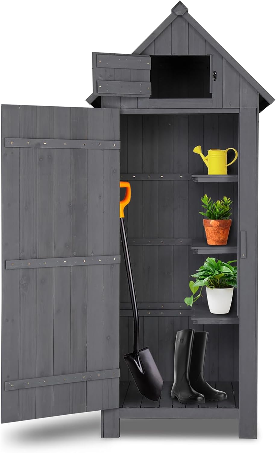 Outdoor Vertical Storage Sheds with Floor,70
