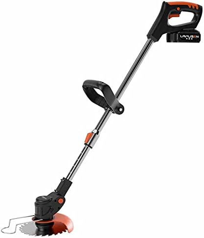 Electric Lawn Mower, Small Household Lawn Mower, Handheld Lithium Battery Lawn Mower, Multi-Function Rechargeable Lawn Mower (15000ma Battery 21V) (7000ma Battery 12V)