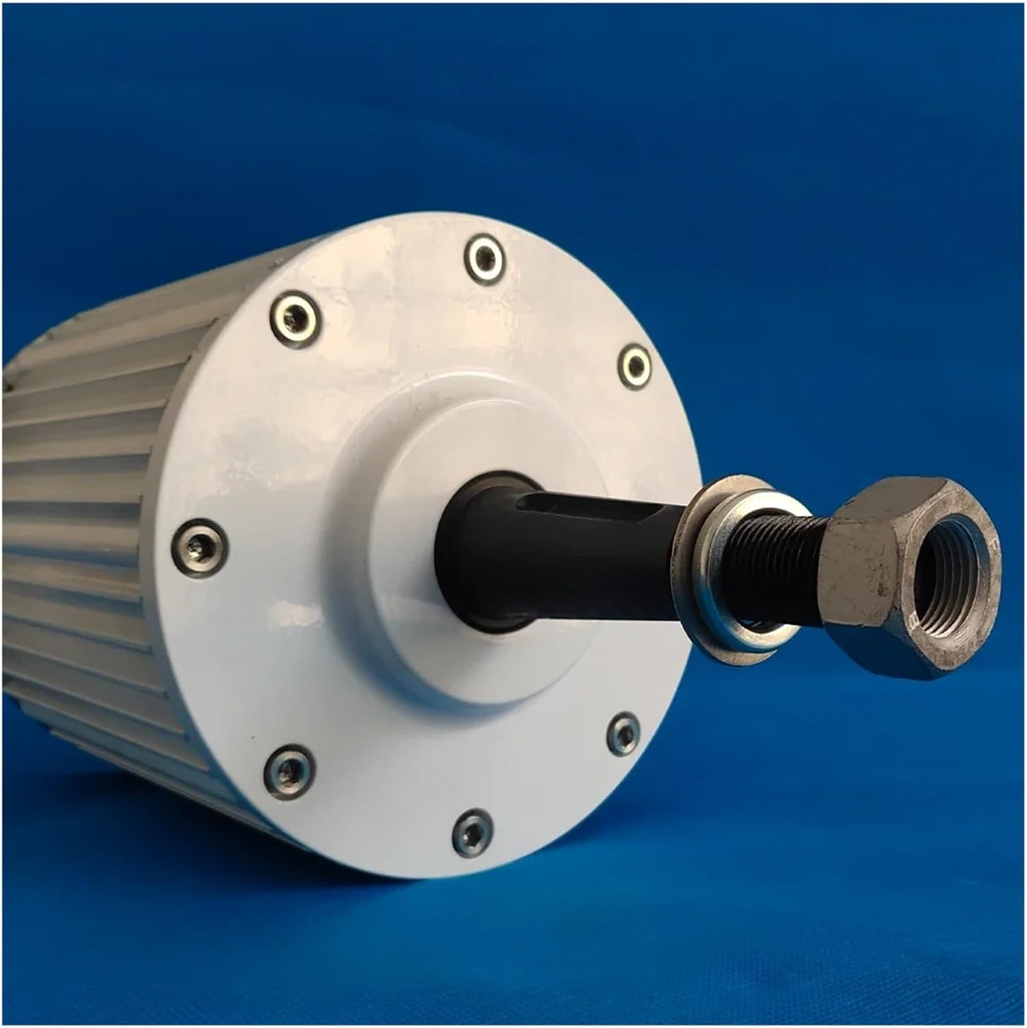 Gearless Permanent Magnet Wind Turbine Generator AC tors 10KW 30KW Use for Wind Water Turbine Engine Low Starting Speed for Home(with Base,48V_20KW)