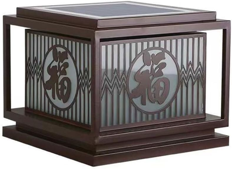 Solar Post Lights Garden Post Lights Landscape Post Lights Lighting Porch Post Lights for Wooden Post Fence Paths(50CM)