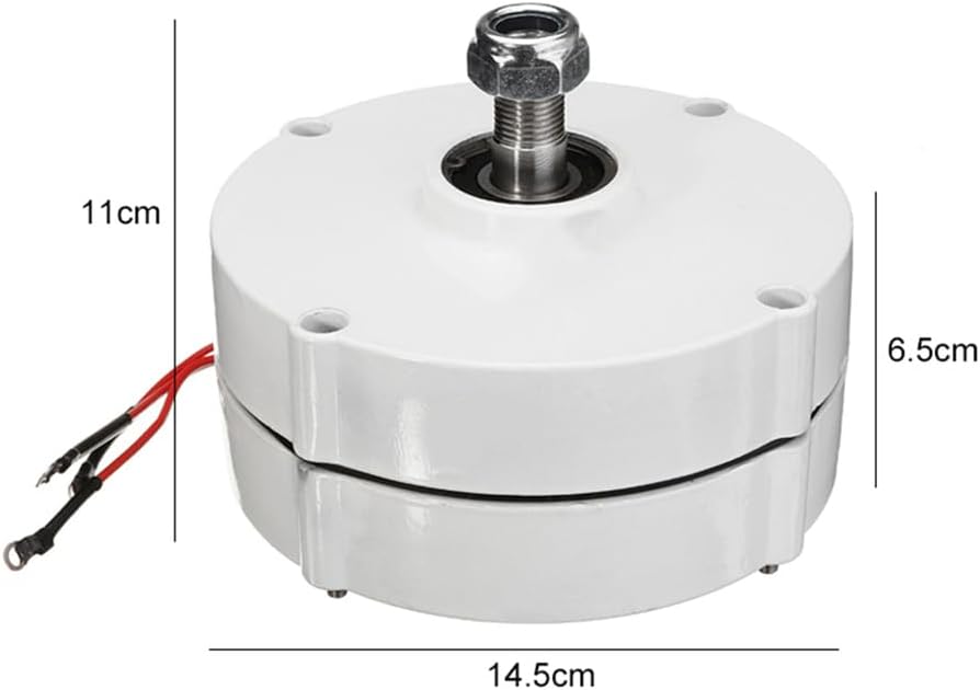 Low Speed 10000W 12V 24V 48V 3 Phase Gearlessermanent Magnet Generator AC Alt Penartors Low RPM Generator for Wind Turbine DIY