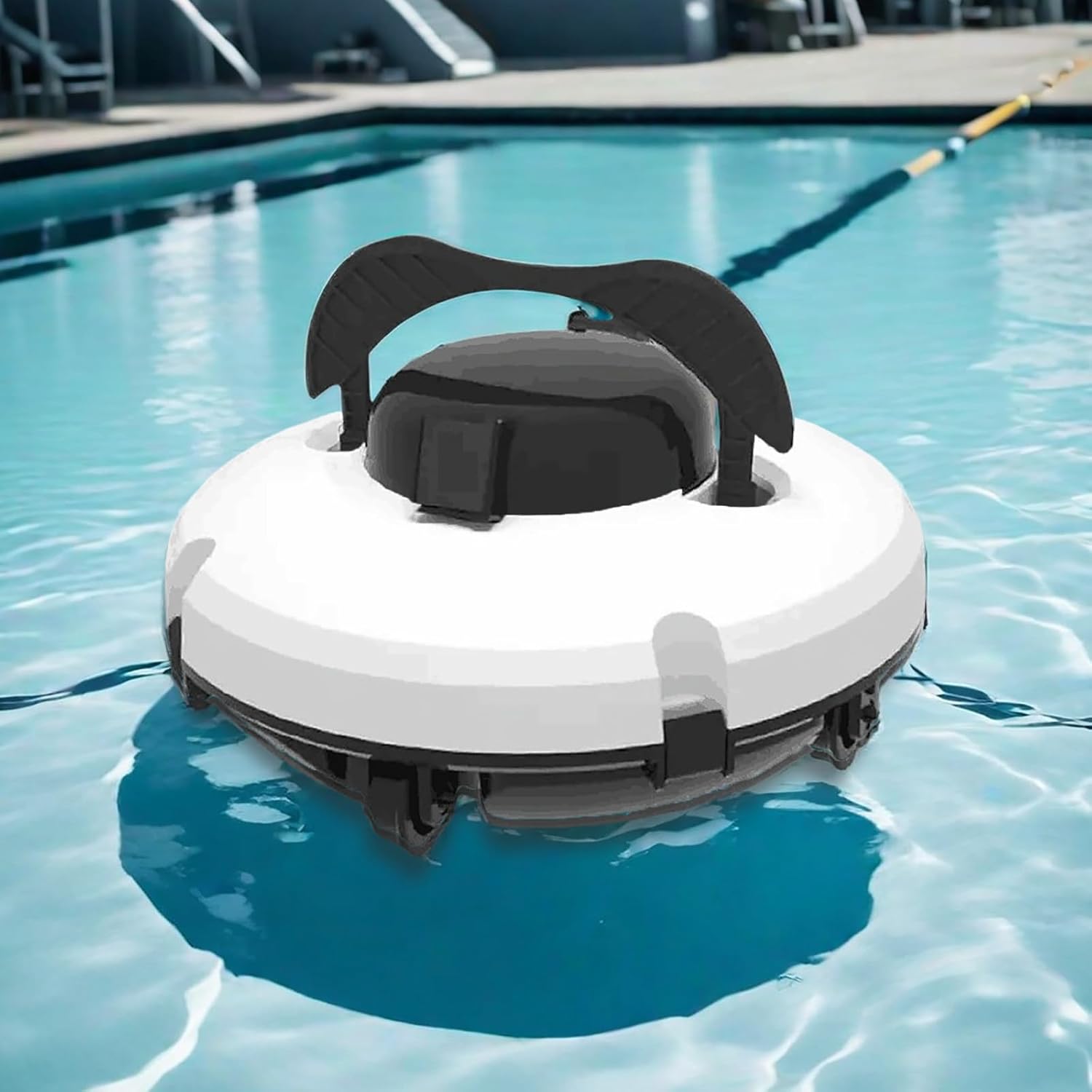 Cordless Robotic Pool Cleaner, Pool Vacuum for Above Ground Pool Come, 120 Mins Running Time, Self-Parking, Pool Vacuum Inground Pools, Lightweight Pool Robot,220V