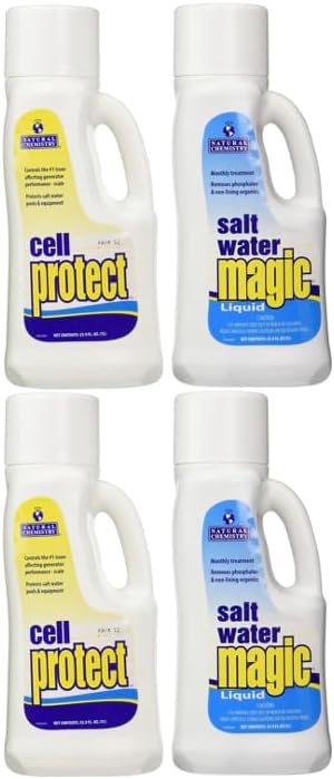 Natural Chemistry 7404 Pool Salt Water Maintenance Kit, 2 Pack