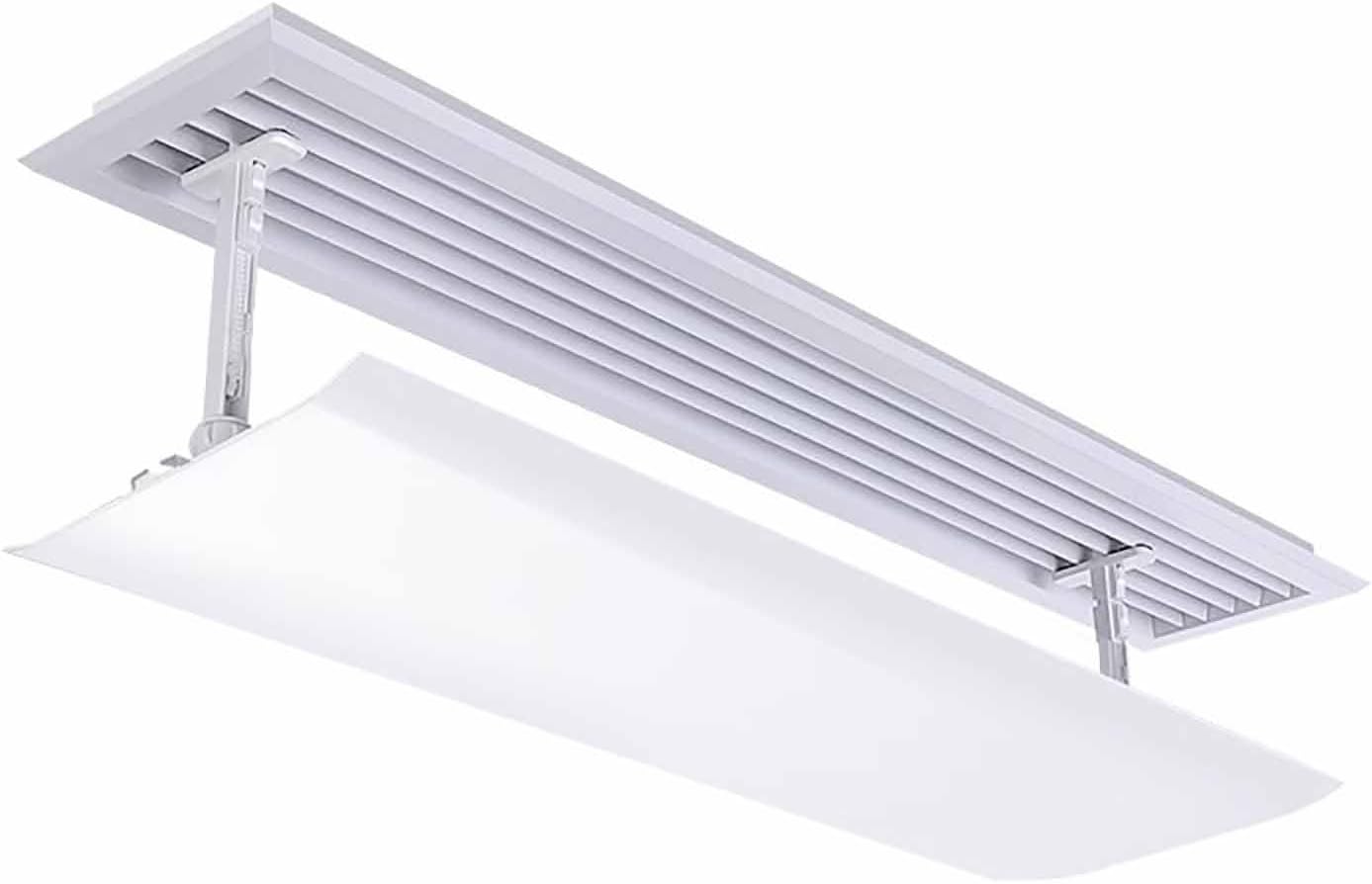 Adjustable Air Conditioning Baffle, Home Air Conditioner Deflector, Universal Air Conditioning Windshield Redirector, for Cooling & Heating Systems