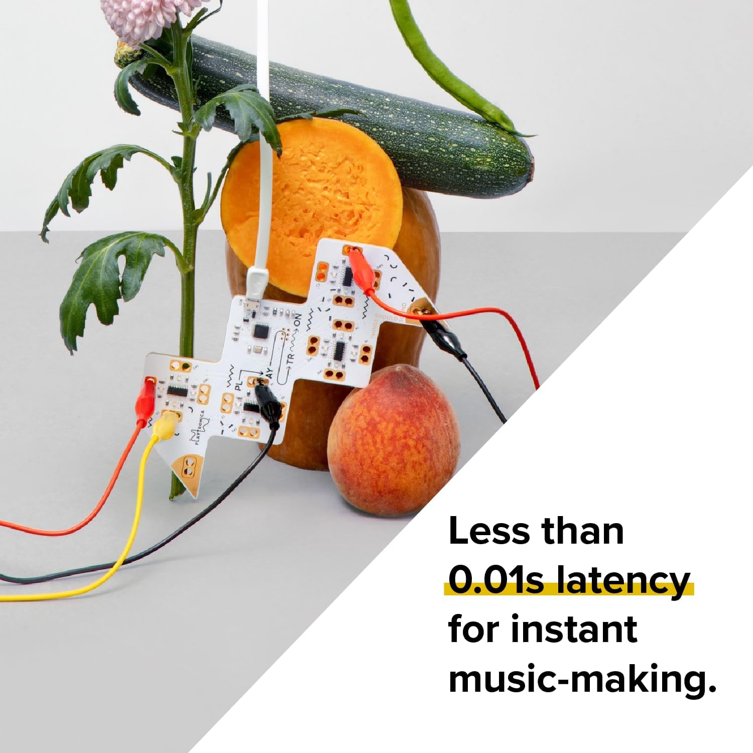 Playtron MIDI Controller, Connect up to 16 Conductive Objects and Turn Everything from Fruit to Metal into a Musical Instrument Soundbrenner