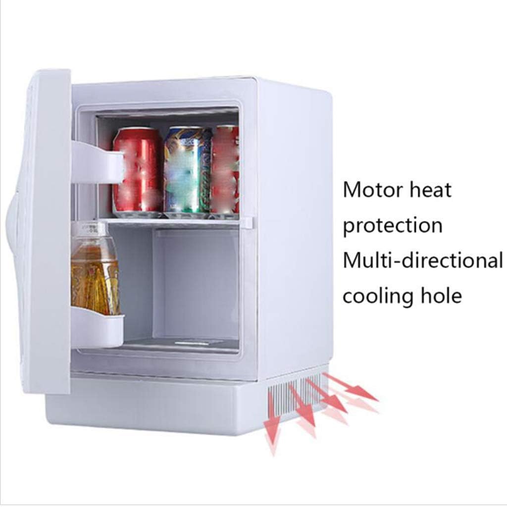 15L car Home Dual-Purpose Dormitory Mini Refrigerator Household Refrigeration car Refrigerator Office Heating and Cooling Box Energy-Saving Mode [Energy Class A++]