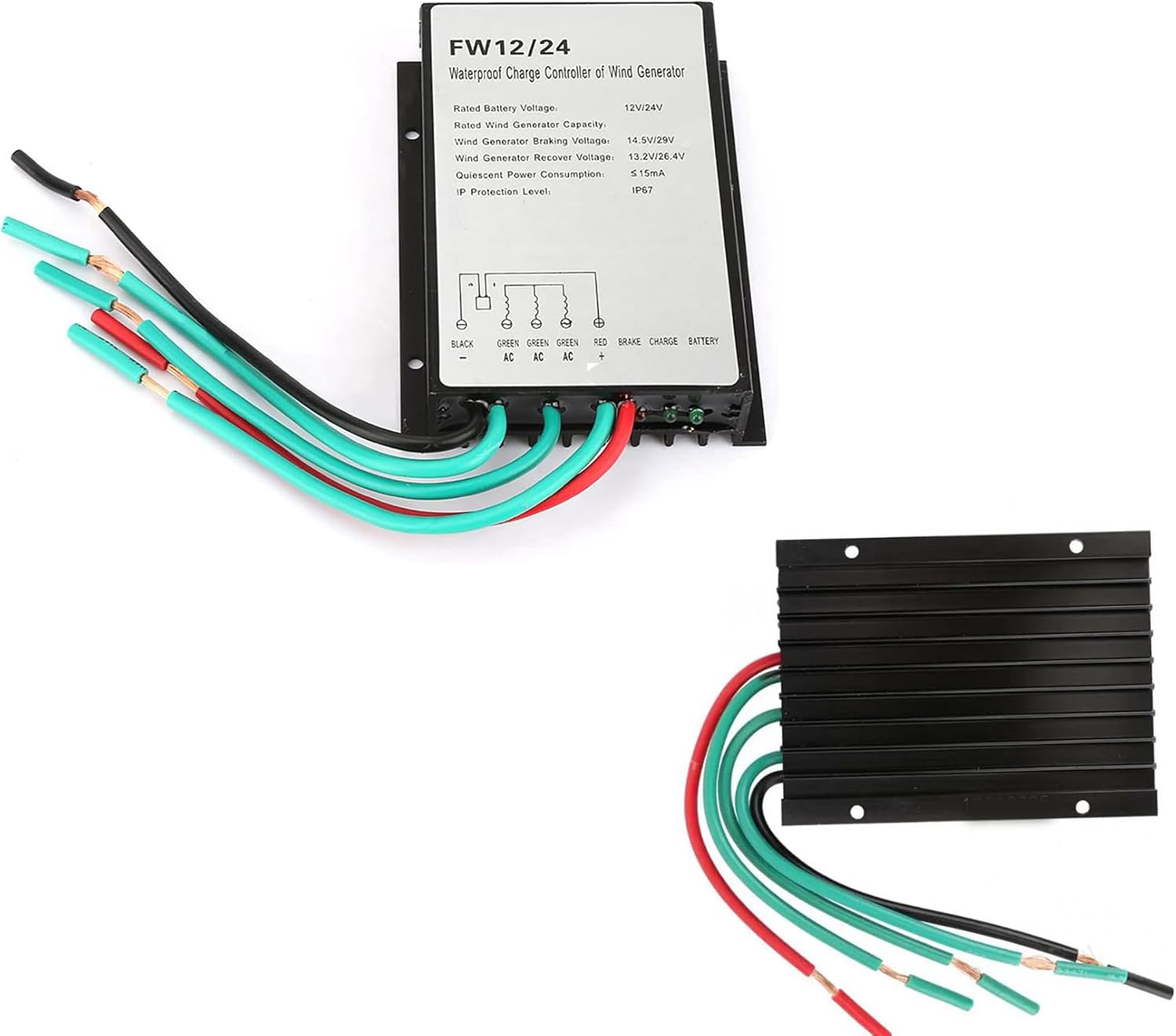 IP67 Waterproof Wind Charge Controller, Efficient Wind Generator Charge Controller Mppt 12V/24V/48V 10000W Wind Regulator for Home Campin