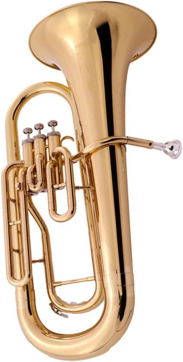Euphonium Bb Major Three Key Brass Instrument Beginner's Playing Upright Keys Euphonium All-brass Instrument