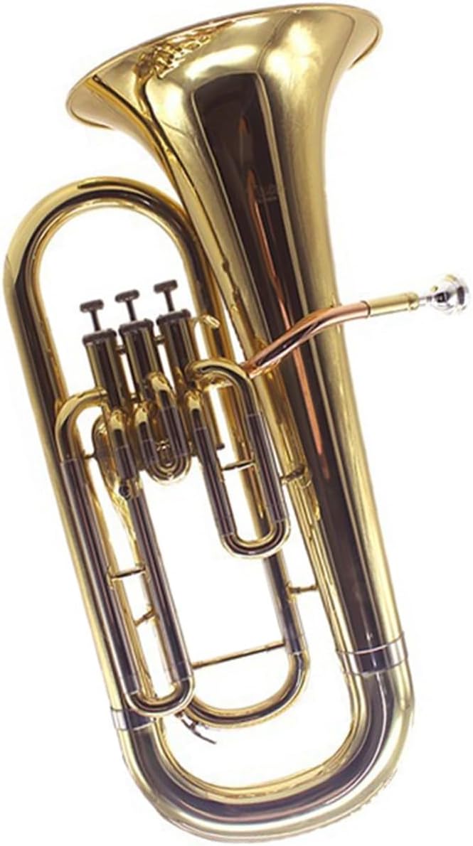 B Flat Key Euphonium Beginner Professional Metal Brass Instrument With Case Euphonium All-brass Instrument