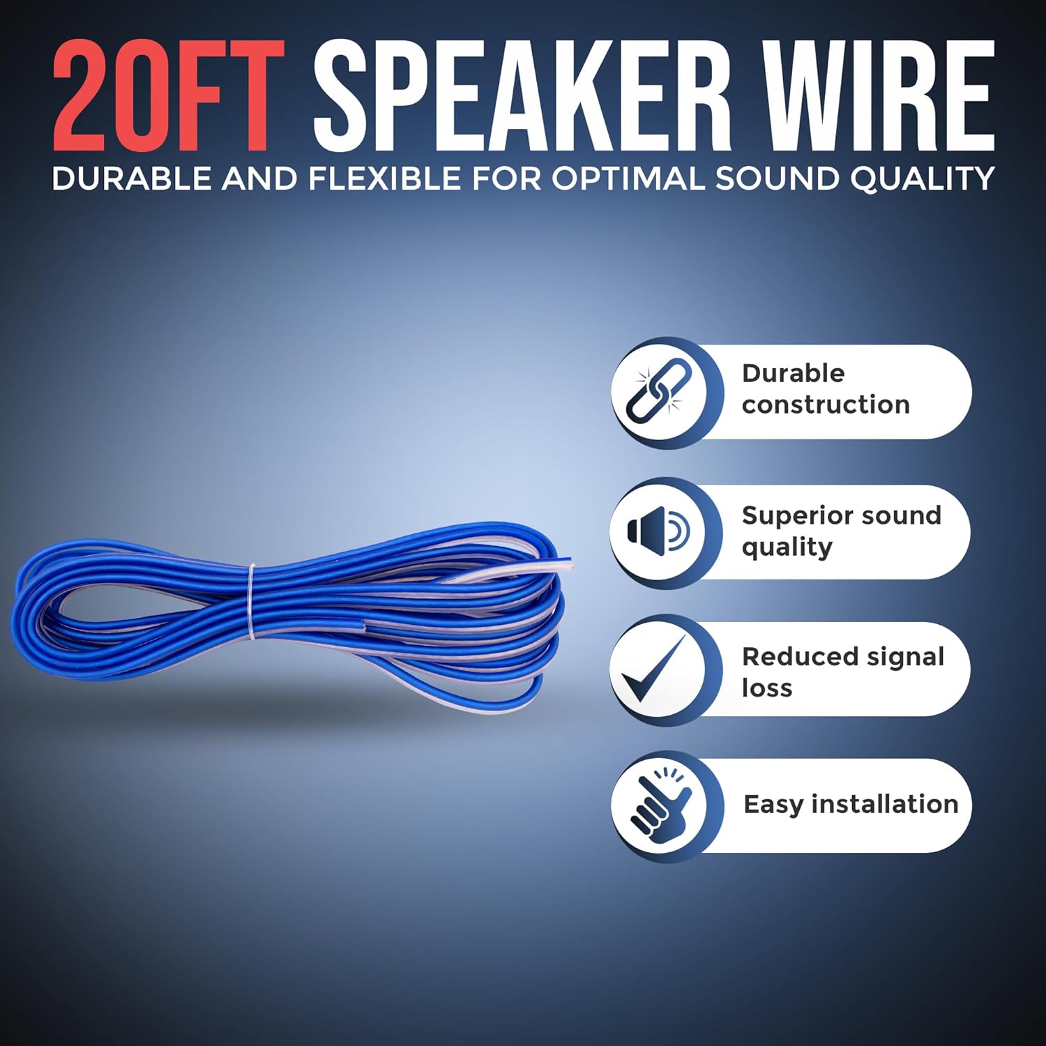 Elite Audio Pro-Economy Series Amplifier Wiring Kit - 5000 Watt Max Power, Tinned Copper Cables, 2-Channel RCA Cable, Mini-ANL Fuse Holder, Install Kit - PROECK-0 (8-Gauge)