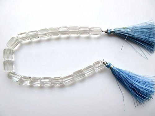 13 inch natural beads strand of 11x8mm faceted rondelle crystal quartz gemstone beads for DIY jewelry - necklace, bracelet, earring, ring.