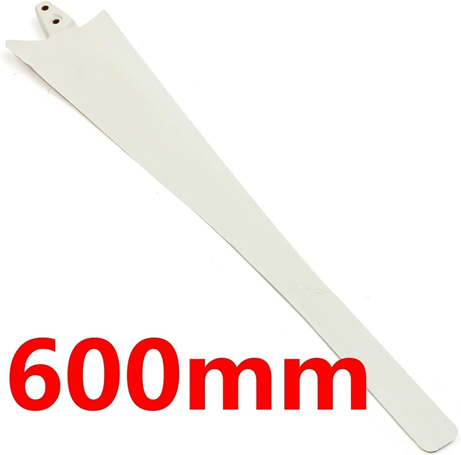 CAJUCA Nylon Fiber Blade Horizontal Wind Turbine 1Pc DIY Windmill Blade Wind Turbine Blade (Color : White, Size : 550Mm)