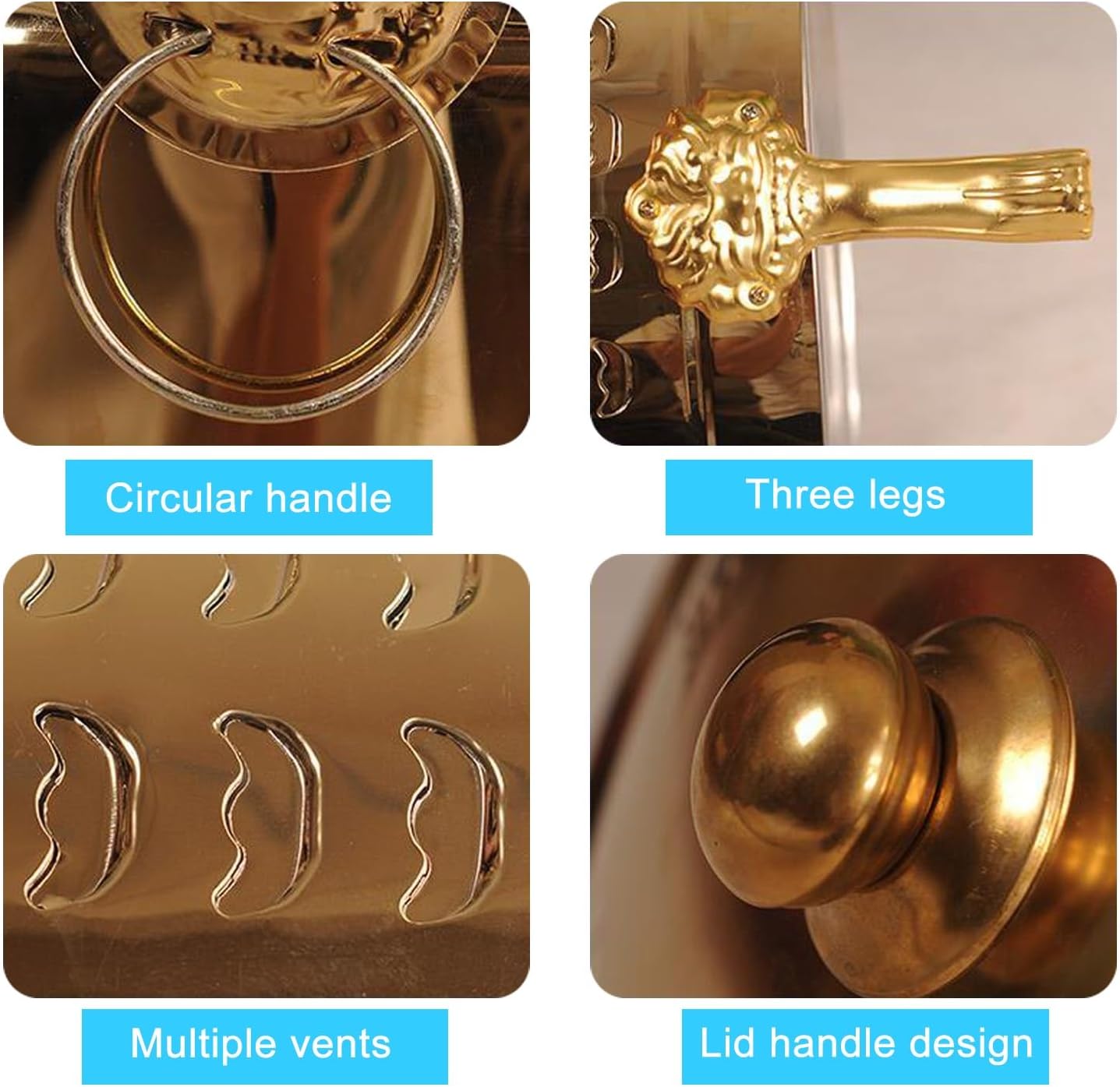 Incinerator, Galvanized Trash can, Burn Pits for Backyard, Including Grid Frame, Fire Hook, Liner, for Leaves, Trash, Camping(50cm/19in)