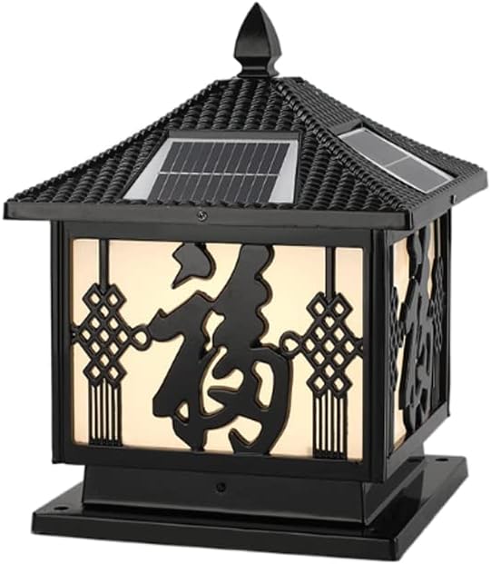 Solar LED Pillar Lamp Creative Aluminum Column Light Acrylic Lampshade Outdoor Waterproof Post Light Villa Garden Wall Lighting Fixture Base Landscape Light Lawn Light