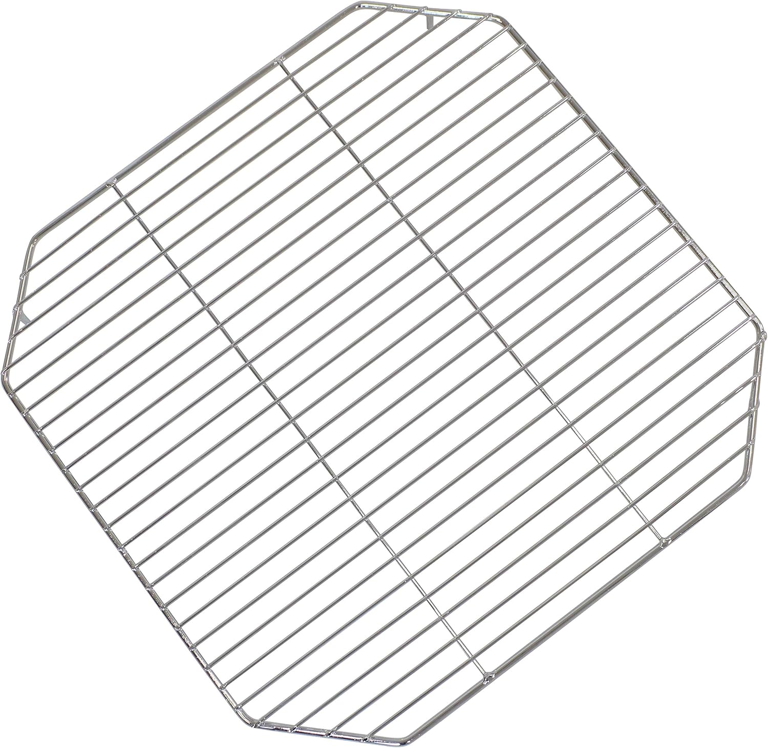 Sunnydaze Grelha 16-Inch Steel Outdoor Fire Pit with Grill - Square Wood-Burning Fire Pit for Outside - Black Finish