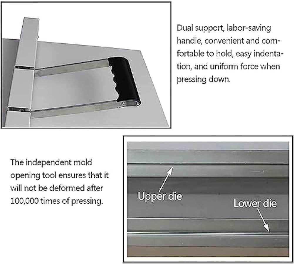 350Mm Scoring Paper Creaser Machine, A3/A4 Paper Folding Machine, Scoring Creasing Machine with Positioning Ruler, for Invitations, Envelopes, Tickets, Greeting Cards, Bo