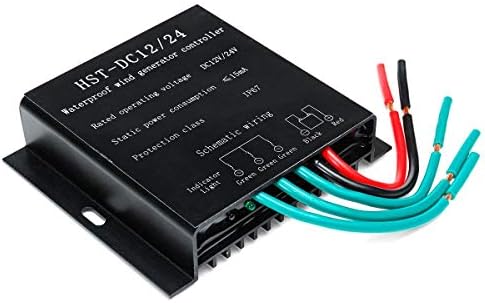 1200W-5000W Wind Turbine Charge Controller, 12V/24V/48V Waterproof Regulator for Wind Power Systems, Auto Voltage Adjustment, Efficient Energy Management