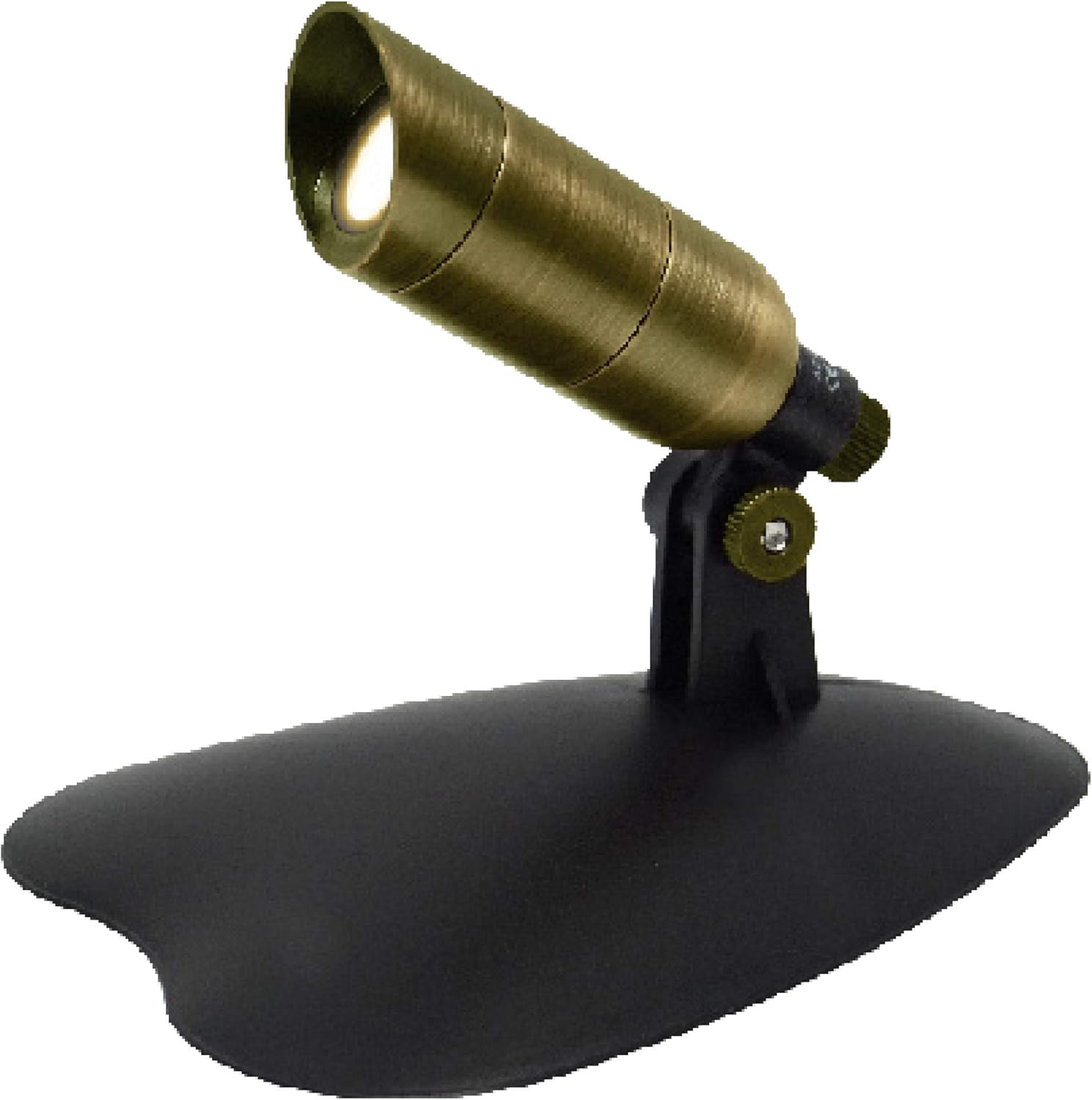 Ignite Landscape Lighting 1-Watt Brass Mini LED Spotlight for Landscape Lighting, Ponds, and Water Features - MS1W