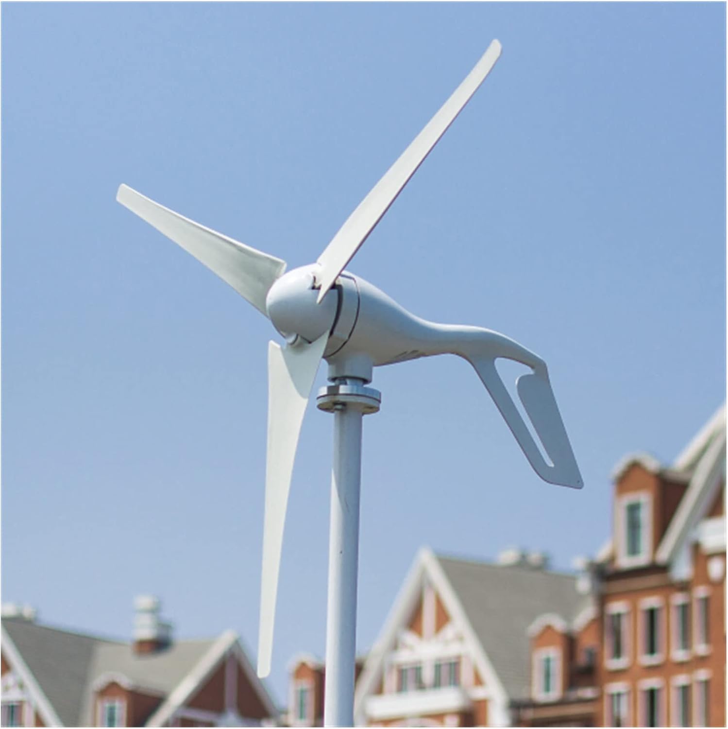 Wind Generator, Wind Turbine Generator Combine With Wind/Solar Hybrid Controller,for Home, Farm, RVs, Boats(6 BLADES_12_400W)