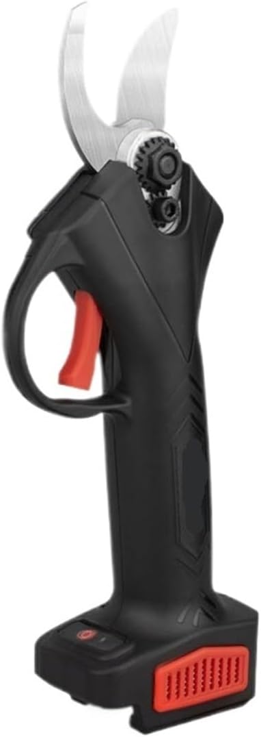 198VF 30mm Cordless Pruner Electric Pruner Pruning Shear Efficient Fruit Tree Bonsai Pruning Branches Cutter Landscaping Tool(2 Battery Type Green)