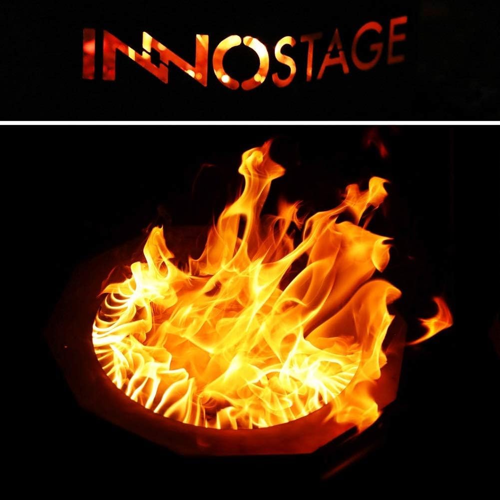 Stainless Fire Pit and Ash Shovel/Brush Set