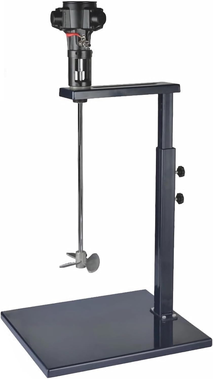 5 Gallon Pneumatic Agitator, Paint Mixer with Stand, 2600r/min Paint Stirring Machine for Mixing Plaster Paint Mortar Glue (Blck)