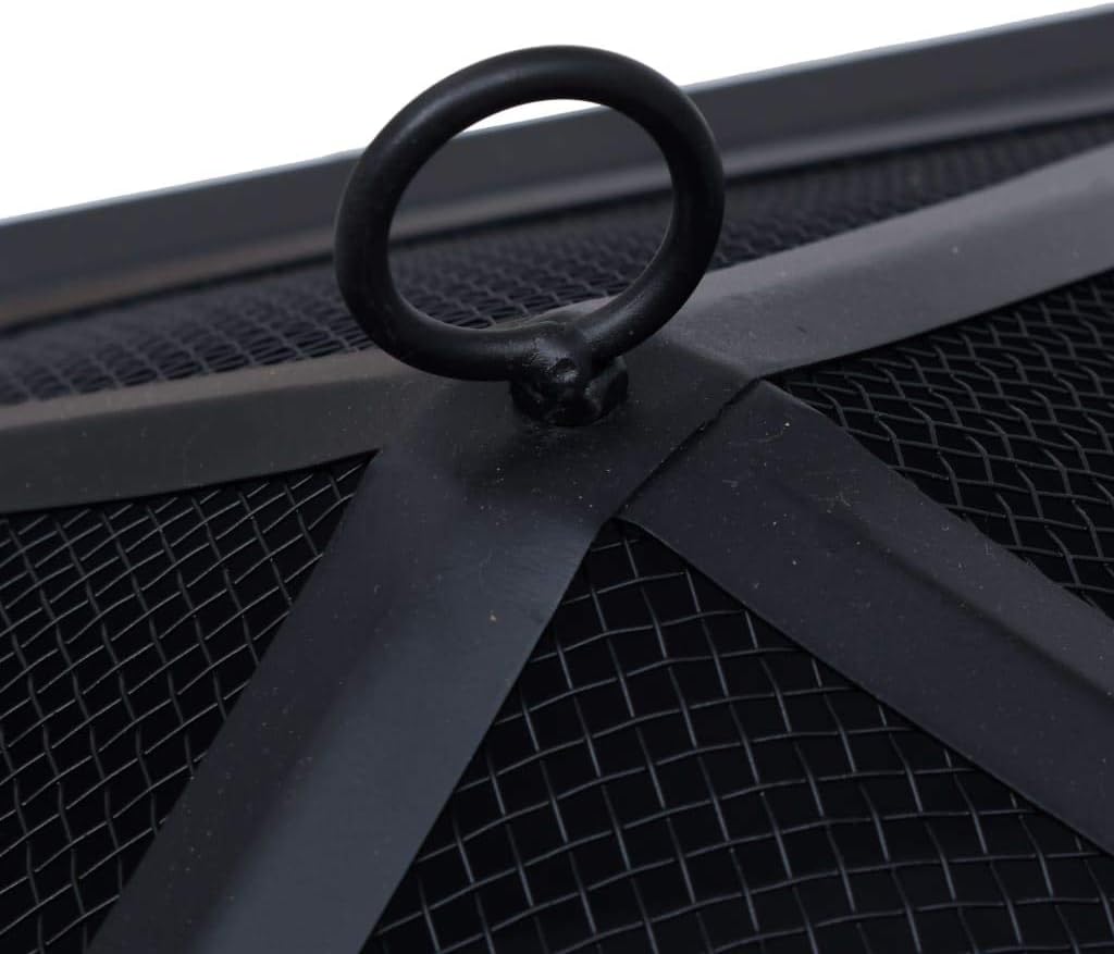 SKM Fire Pit Black 17.7