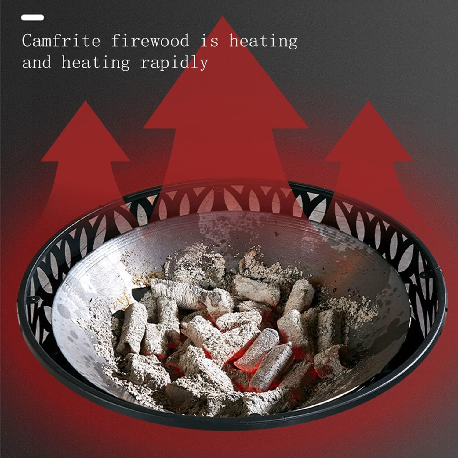 Fire Pits for Outside with Grill Outdoor Wood Burning Firepit Large Steel Firepit Bowl with Swivel BBQ Grill, Ash Plate,Spark Screen for Patio Backyard Picnic Garden