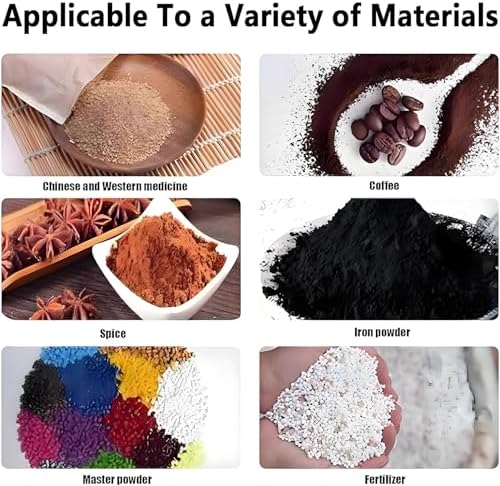 20L Electric Dry Powder Mixer, Stainless Steel Particle Blender, 360° Rotating Powder Mixing Machine for Laboratory & Food Processing, Ideal for Teaching and Research