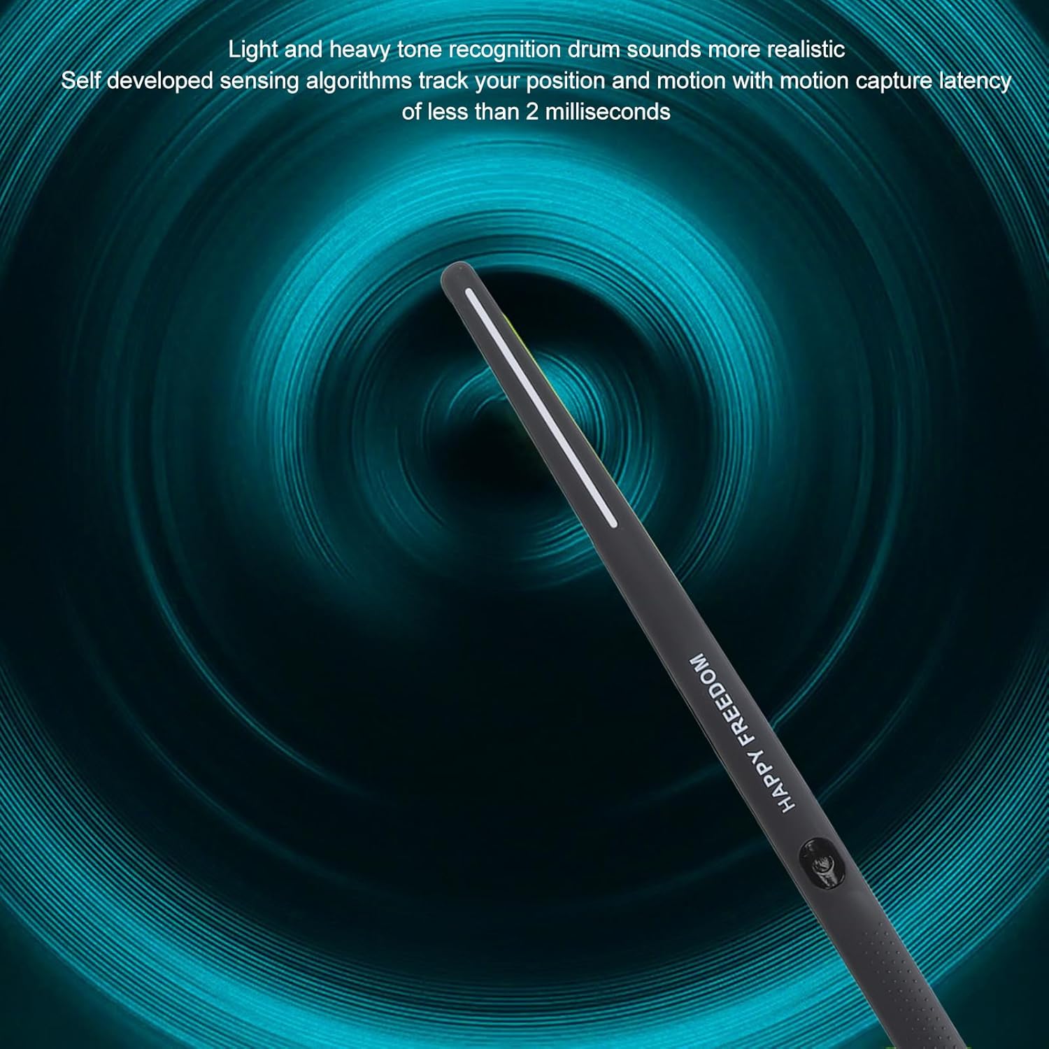 Electronic Drum Set,Portable Virtual Drum Set with 3D Motion Sensing,Virtual Pocket Drum with 2 Air Drum Sticks & Pedals & Bluetooth Adapter for Kids Adults Beginners