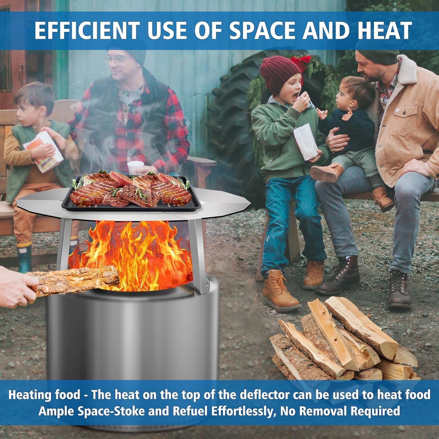 Heat Deflector for Solo Stove Bonfire 19.5