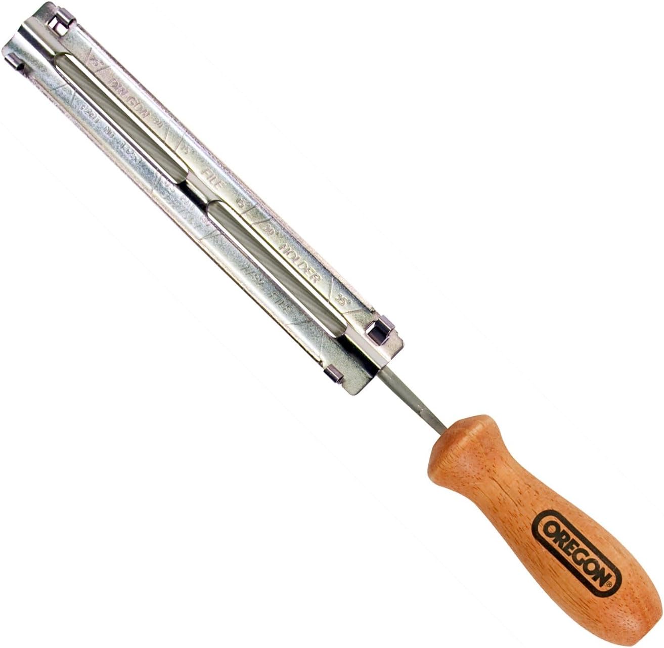 Oregon Q18228C Chainsaw File and Holder with Angle Guides