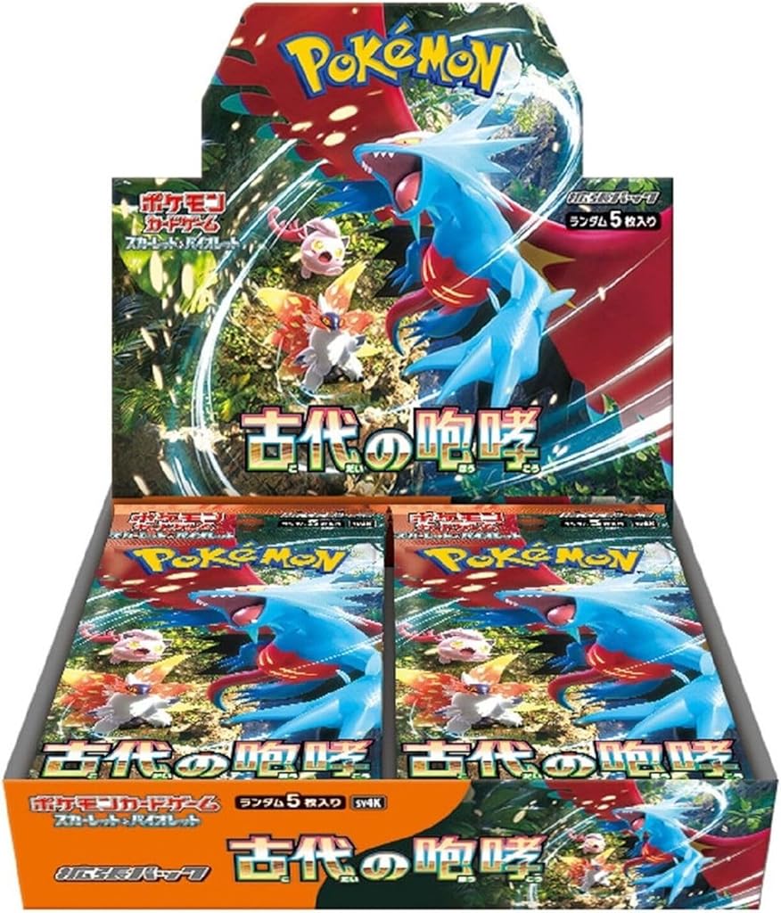 Pokemon Card Game Scarlet & Violet Expansion Pack Ancient Roar Booster Box (Japanese) - 30 Packs