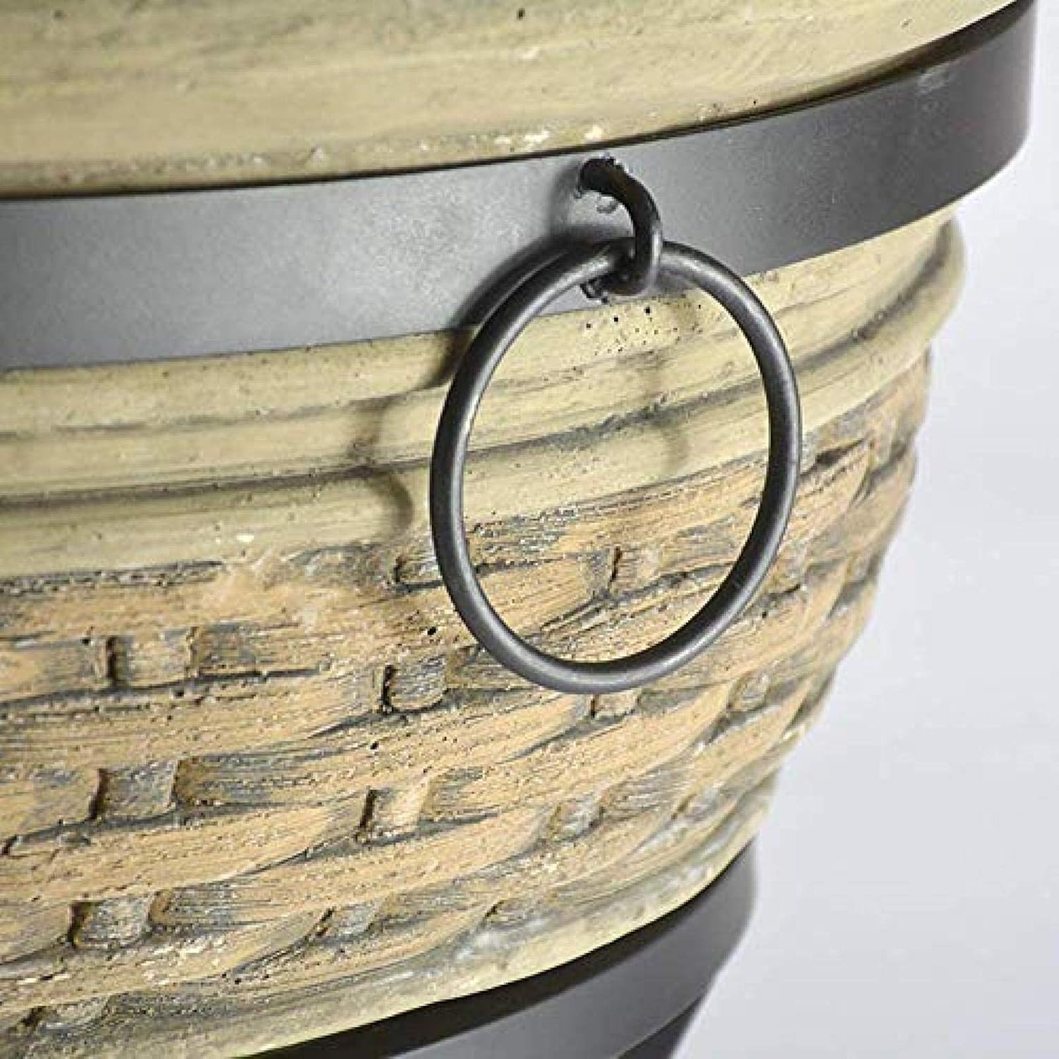 Products Fire Pit BBQ Grill Fire Bowl Outdoor Bowl Garden Stone Barbecue Bonfire Grill Heating Brazier Magnesia Round Table Tabletop Stove