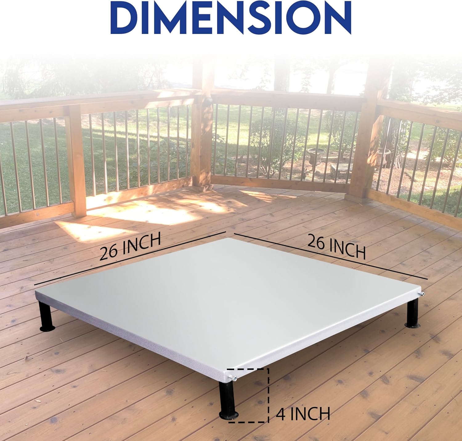 FEBTECH Deck Defender and Grass Guard Fire Pit Heat Shield 26