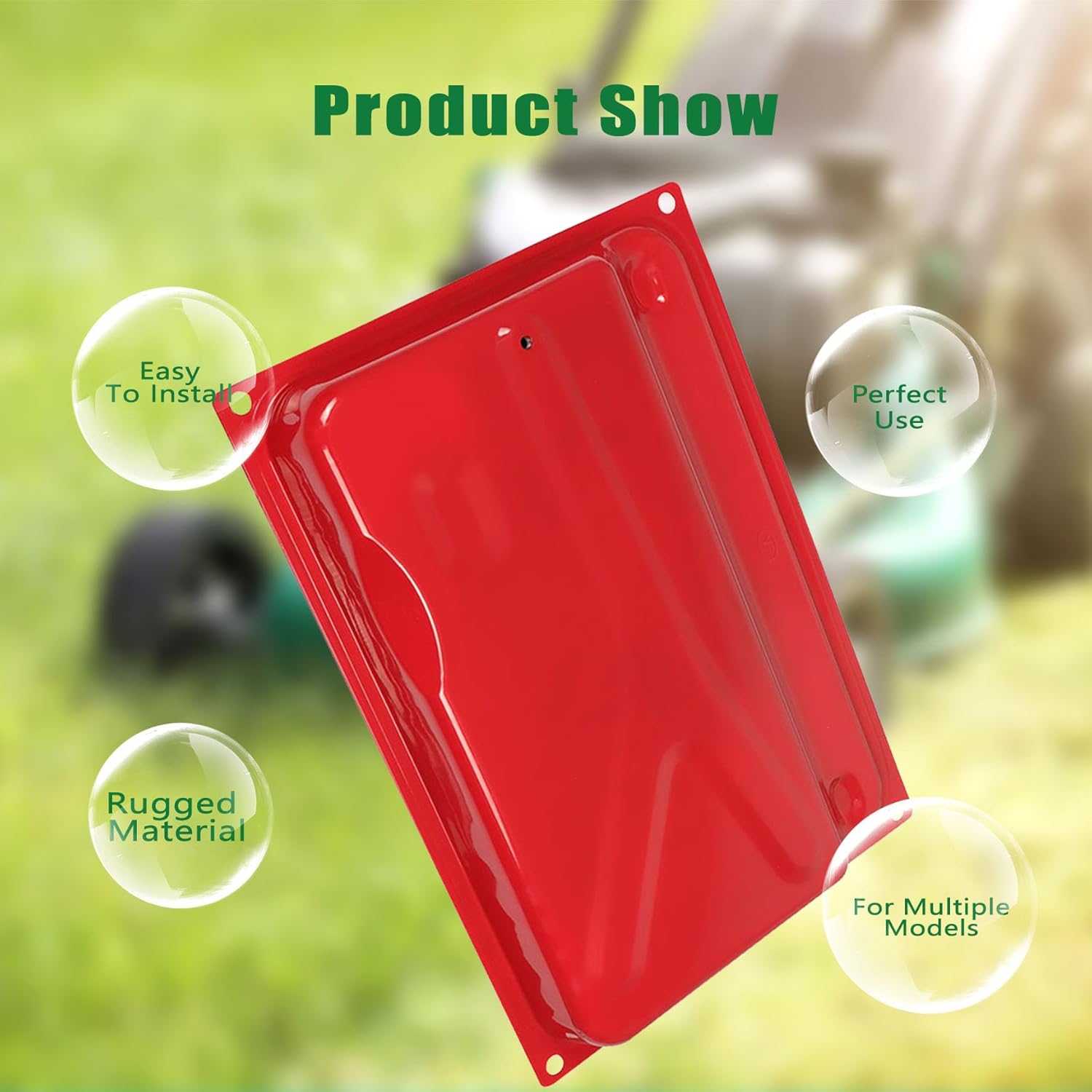 6500W Red 6.6 Gallon Generator Fuel Tank Replacement for 25 Liters EC6500 and More Other Genereators